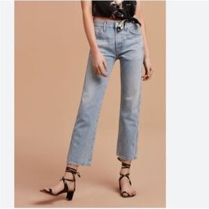 Wilfred X Citizens of Humanity COH Liv Crop Straight Jeans Size 26